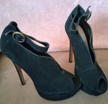 Betsy Johnson Peep Toe Slip On Stilettos High Heel Sandals Shoes Party B... - £41.06 GBP