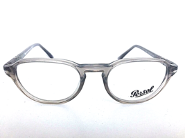 New Persol 3053-V 1029 52mm Rx Transparent Gray Eyeglasses Frame Italy - £133.67 GBP