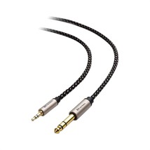 Cable Matters Premium Braided 3.5mm to 1/4 Inch Audio Cable 6 ft (1/4 to 3.5mm C - £12.78 GBP