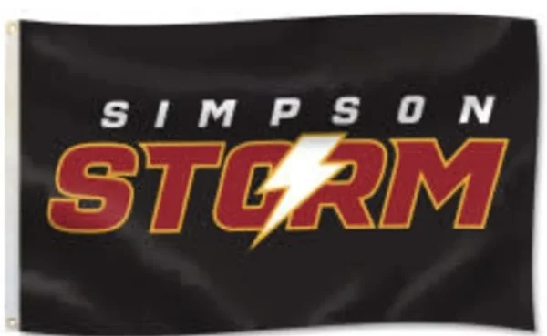 Simpson College 3×5 Storm Flag - £14.56 GBP