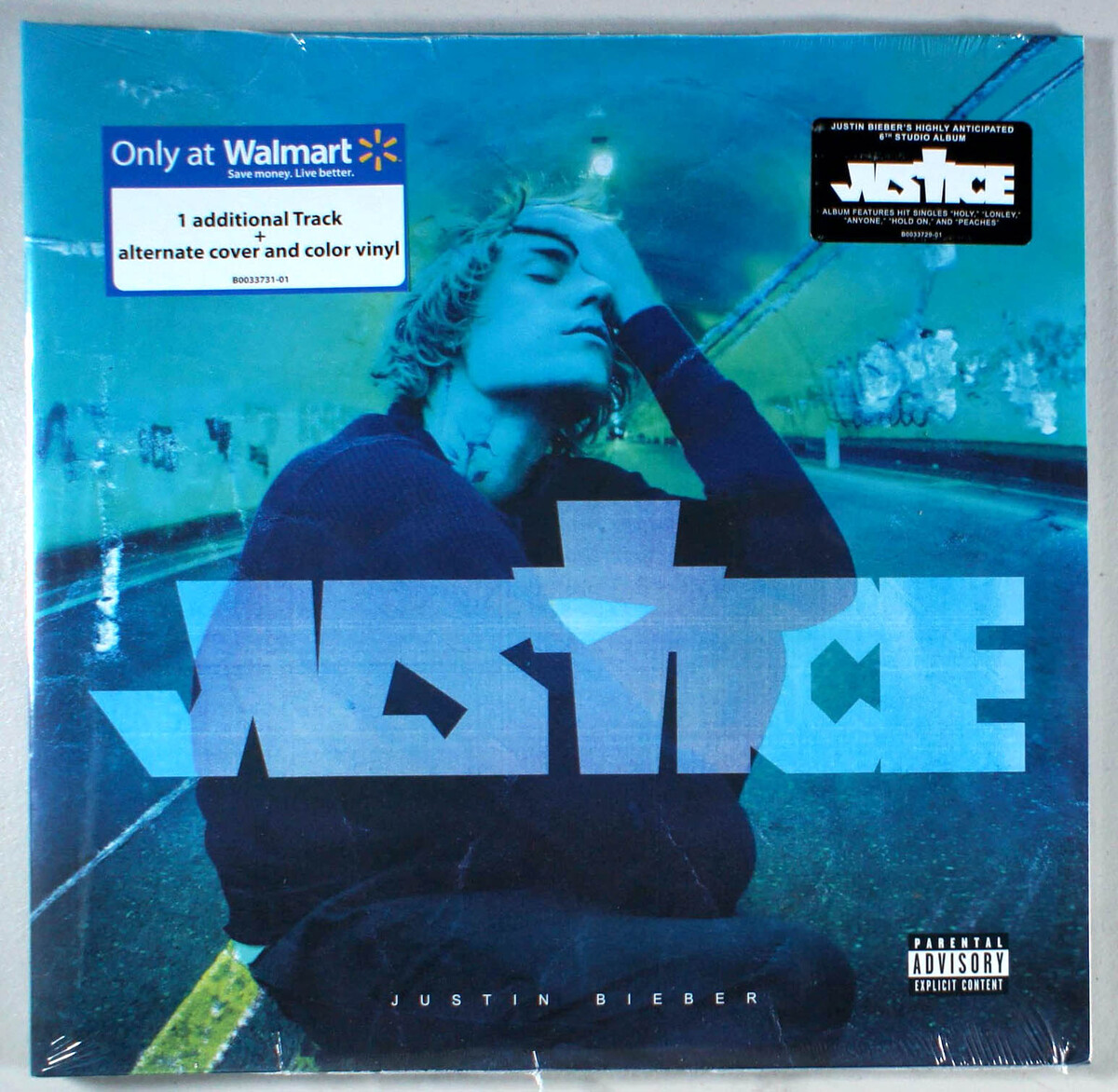 Justin Bieber - Justice (2021) [SEALED] 2-LP GOLD Colored Vinyl Peaches ...