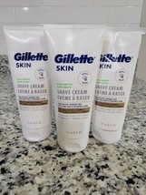 Lot of 3 Gillette Skin Ultra-Sensitive Shave Cream 6 oz - £30.88 GBP