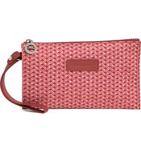 Longchamp Le Pliage Cosmetic Case Flat Nylon Zipped Wristlet ~NIP~ ANTIQ... - $84.15