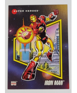 1992 IRON MAN SUPER HEROES MARVEL TRADING CARD BY IMPEL COMIC BOOK # 62 ... - £6.31 GBP