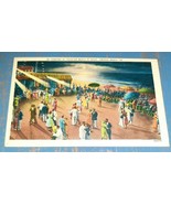 Virginia Beach Virginia Dancing Cavalier Beach Night Ennis Postcard - £5.47 GBP