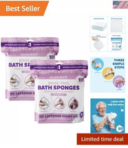 Generously Sized Lavender Bathe Wipes - Disposable and Rinse-Free, 2-Pac... - $41.13