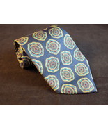 MENS HASTINGS BAY SILK NECK TIE HANDMADE IMPORTED Blue Dress Tie - $11.87