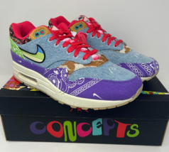 Nike Air Max 1 SP Concepts Far Out Shoes Special Box DN1803-500 Size 10.5 - £276.34 GBP