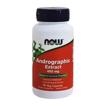 NOW Foods Andrographis Extract 400 mg., 90 Vegetarian Capsules - £10.91 GBP
