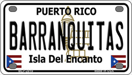 Barranquitas Puerto Rico Novelty Mini Metal License Plate Tag - $14.95