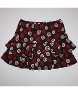 Gymboree Sweet Treats Girl&#39;s Rose Print Tiered Skort Skirt size 7 - £7.08 GBP