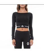NWT Kappa x Shadow Hill Serem Crop Top Grey Caviar Bright White S - €20,43 EUR