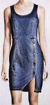MINKPINK Denim Dress Size-S Blue   - £39.82 GBP