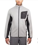 Spyder Mens Jacket Gray Full-Zip Pockets Relaxed Fit Stand Collar Heavyw... - $1,104.81 MXN