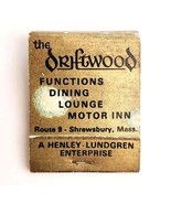 The Driftwood Motor Inn Vintage Matchbook Shrewsbury Matches Unstruck E19H - $28.05 CAD