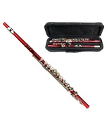 Merano Red Flute 16 Hole, Key of C with Carrying Case+Accessories - £70.76 GBP