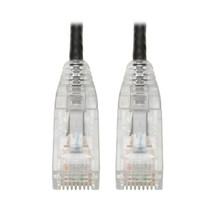 Eaton N201-S8N-BK EATON TRIPP LITE SERIES CAT6 GIGABIT SNAGLESS SLIM UTP... - $20.01