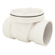 Canplas 73009 Backwater Valve with 4-Inch PVC, White - £75.60 GBP