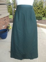 Nwt Talbots Green Wool Straight Skirt 12P - £20.03 GBP