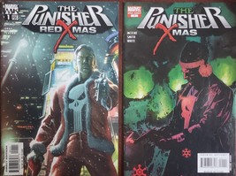 Marvel Comics The Punisher XMAS No. 1 &amp; RED XMAS #1 2007 - £5.46 GBP