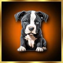 Pit Bull Puppy - Decal - Customizable - £3.51 GBP+