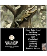 Private Listing for VIP  3 rounds Cajun Gator Head Cashflow Spell  - $922.09 MXN