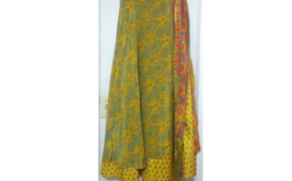 Indian Sari Wrap Skirt S320 - $24.95