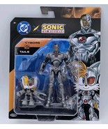 DC x Sonic The Hedgehog Tails &amp; Cyborg 5&quot; Action Figure 2025 Jakks Pacif... - $42.87
