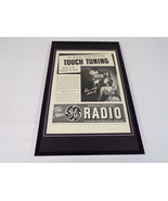 1938 General Electric Radio Framed 11x17 ORIGINAL Vintage Advertising Po... - £54.52 GBP