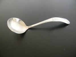 Condiment Spoon-ladle Masterpiece Japan silver plate - $3.91