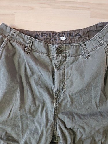 Arizona Jeans Cargo Shorts, Button 100% Cotton, Men's Size 33, Gray/Green Item image 3