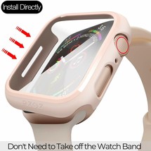 For Apple Watch Series 5/4 Case with Screen Protector 40mm Thin Bumper Full Cove - £30.67 GBP