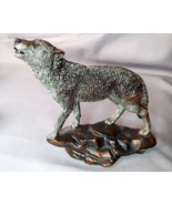 Howling Wolf Bronze Sculpture K Cantrell Sonata Legends USA Limited Signed - £62.26 GBP