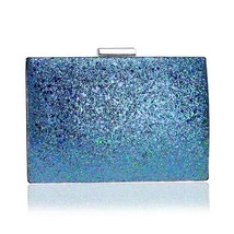 Bling Elegant Women Clutch Sequined Lady Wedding Handbags Party Cocktail Evening - £52.91 GBP