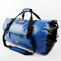 Motorcycle Waterproof Travel Duffel Bag Bike Tail Duffle Bag PVC 500D Saddle Dry - £124.67 GBP