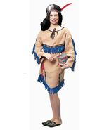 FORUM NATIVE AMERICAN PRINCESS GIRL REENACTMENT/HOLIDAY COSTUME SIZE MED... - $357.73 MXN