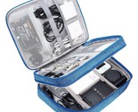 Electronic Bag Travel Cable Accessories Bag Waterproof Double Layer Elec... - £30.32 GBP