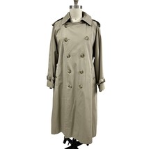 Burberry VTG Mens 40S Trench Coat Plaid Wool Liner Camel Collar Mob Boss... - $361.35