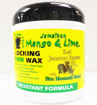 Jamaican Mango &amp; Lime Locking Firm Wax Extra Hold Great For Gray Stubborn Hair - £5.92 GBP