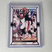 Corey Dillon #21 Cincinnati Bengals RB Football Card 2002 Private Stock Titanium - £6.94 GBP