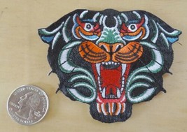 PANTHER WITH TRIBAL PATTERN IRON-ON / SEW-ON EMBROIDERED PATCH 3 1/2 &quot;X ... - $5.79