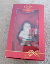 Lenox For The Holidays Santa Claus w/Present Ornament--FREE SHIPPING! - £13.27 GBP