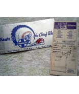 Vintage Santa Fe The Chief Way Ticket Holder &amp; Ticket 1950s - €8,74 EUR