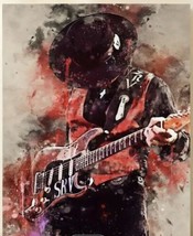 Stevie Ray Vaughn- 12/9 Canvas Poster New - £23.36 GBP