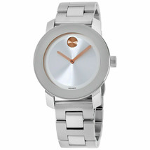 MOVADO 3600084 Bold Silver Dial Stainless Steel Watch - £221.42 GBP