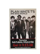 Plain White T&#39;s Poster Promo World Tees Tee&#39;s - $13.44