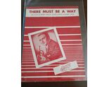 There Must Be A Way - Charlie Spivak Photo Cover 1945 Sheet Music - $18.69