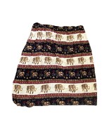 Unique INT Elephant Print Tie Skirt Bathing Suit Cover Up One Size Boho ... - £9.71 GBP