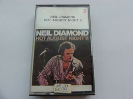 Neil Diamond Hot August Night II Cassette 1988. SOKOJ, Made in Yugoslavi... - $13.55