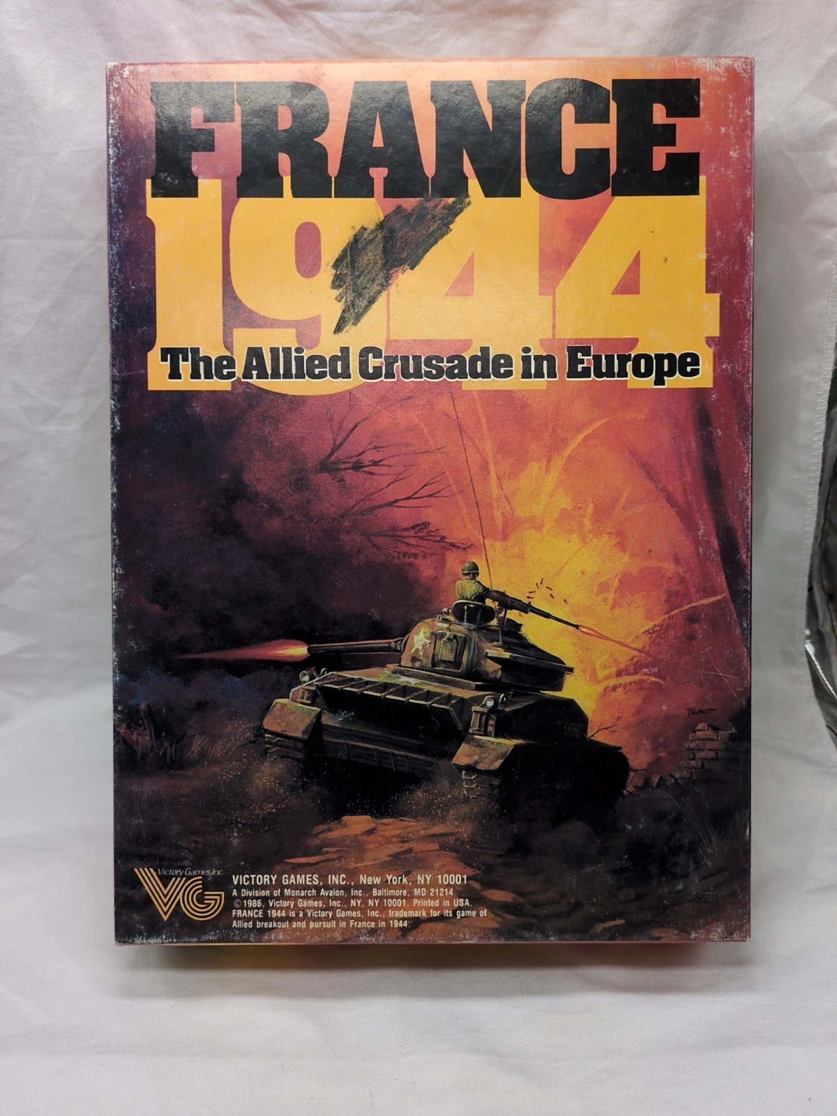 *Missing Rulebook* France 1944 The Allied Crusade In Europe Board Game Item image 3